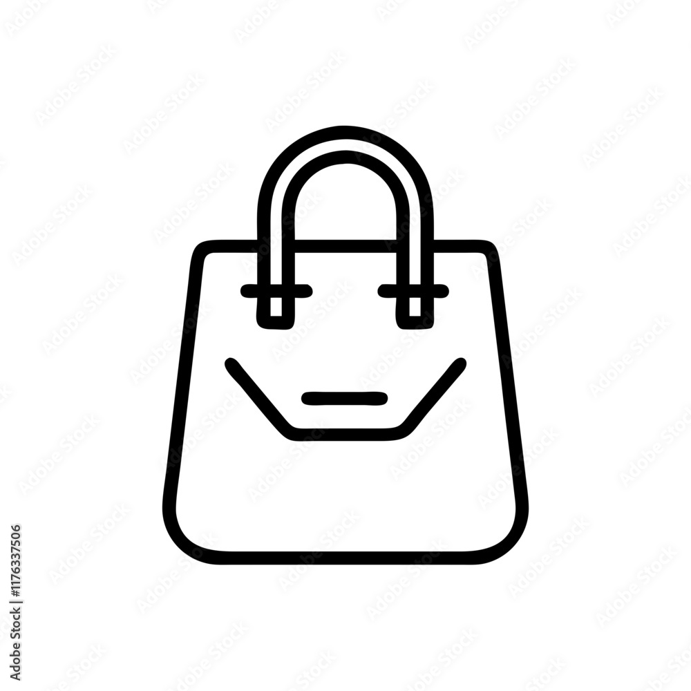 shopping bag icon design