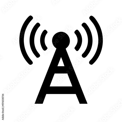 signal tower icon design