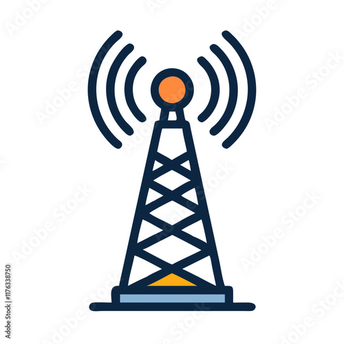 signal tower icon design