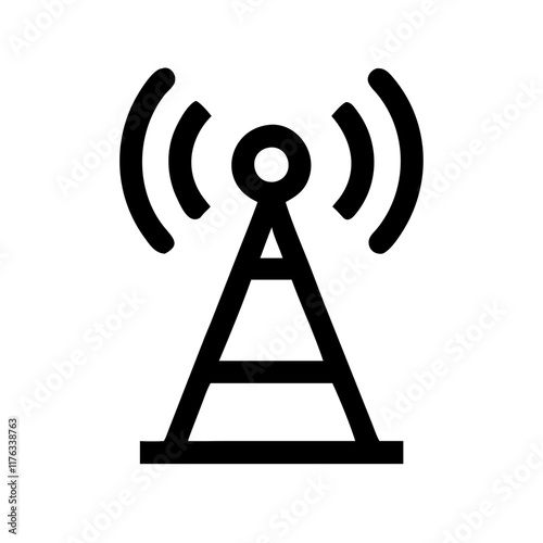 signal tower icon design