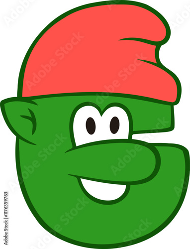 Dwarf Letter Alphabet Vector Element G