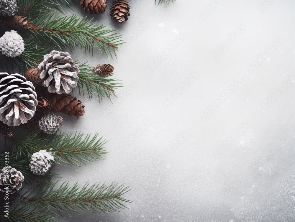 Christmas decorations on background Flat lay top view copy space. Christmas decorations on background Flat lay top view copy space.