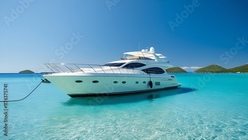 Speedboat, fast travel for relaxation and sea tourism
