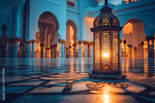 The ornate interior of this historic mosque showcases stunning architecture, with intricate stonework and soaring arches reminiscent of a grand palace photo