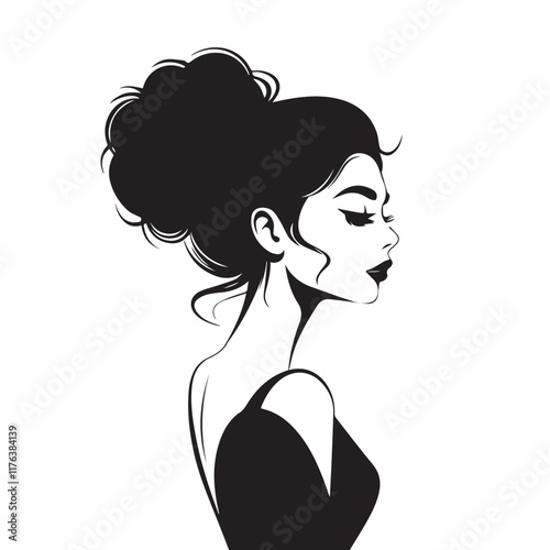 woman's day vector silhouette