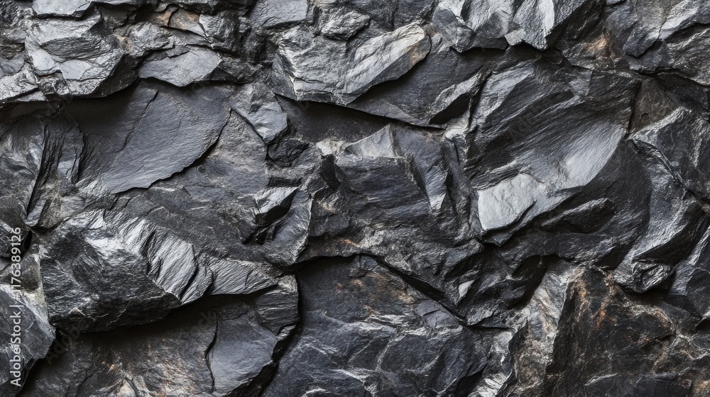 Black and white stone background with dark gray grunge textures, featuring a close-up of mountain-like rock details, ideal for a panoramic wide banner Black and white stone background with dark gray grunge textures, featuring a close-up of mountain-like rock details, ideal for a panoramic wide banner