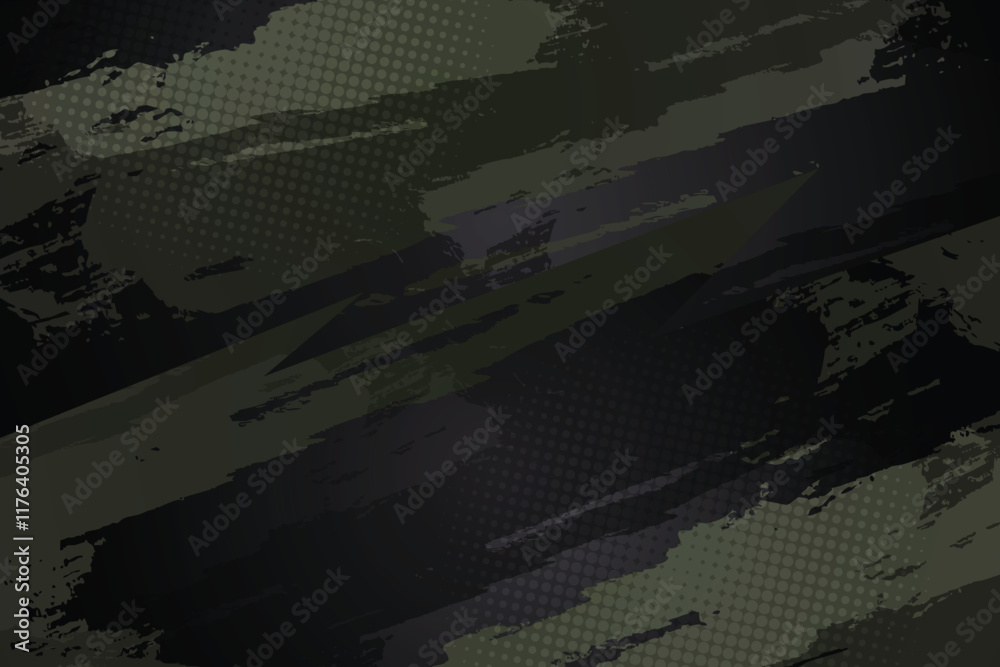 Abstract Grunge Camouflage Texture Background with Dotted