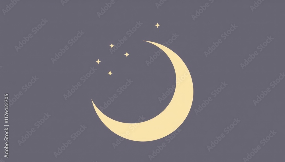 moon and stars. flat design. perfect any project moon and stars. flat design. perfect any project