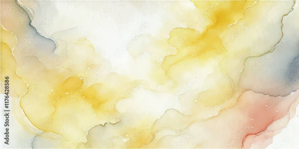 Fototapeta premium Abstract light watercolor for background
