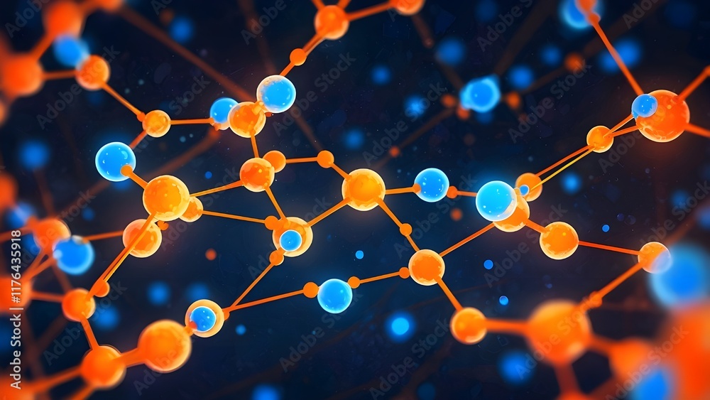 Abstract Orange and Blue Bokeh Lights A Microscopic Journey into Molecular Structures
Abstract Orange and Blue Bokeh Lights A Microscopic Journey into Molecular Structures