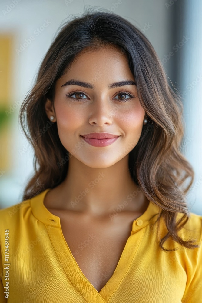 Closeup of a successful Hispanic businesswoman Closeup of a successful Hispanic businesswoman