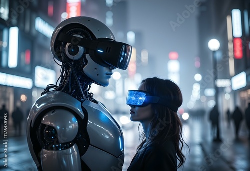 Immersive Worlds of Robots and Humans in AR/VR