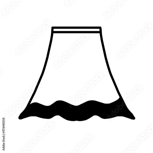 Skirt design fashion icon