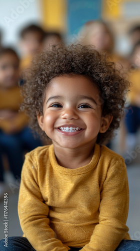 Happy Toddler Girl Smiling  Preschool  Childcare
