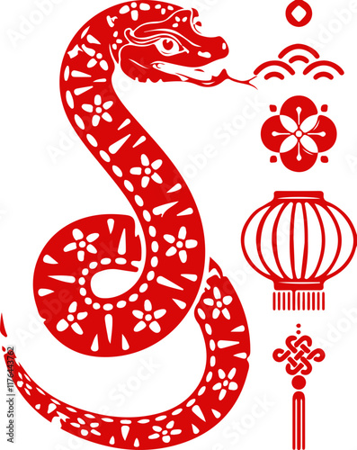 snake chinese element