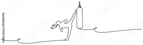 boxing sport illustration vector