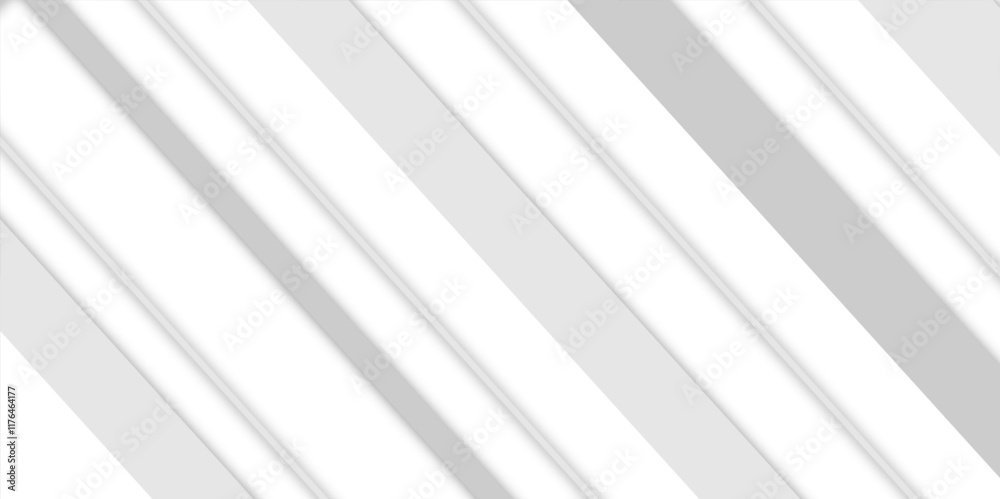 Obraz premium Abstract white and grey minimalistic seamless geometric elegant white pattern shiny line futuristic concept background. vector illustration.
