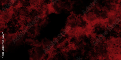 watercolor marble pattern design. paint brush strokes. fire red texture. smoke overlays black and red Background. vintage retro red background. Red vapor on black background. red smoky clouds.