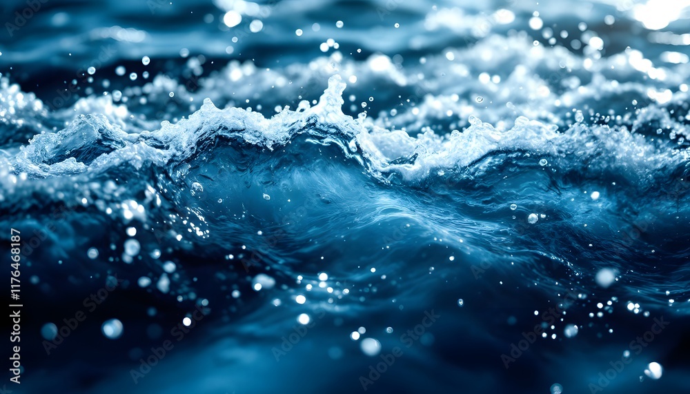 Ocean Waves Crashing: A Symphony of Blue Ocean Waves Crashing: A Symphony of Blue
