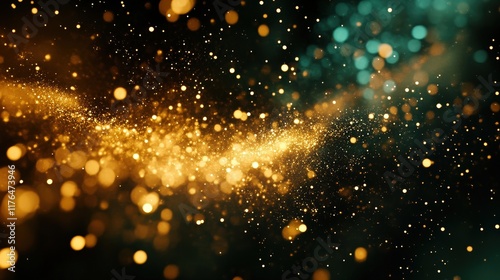 Abstract Glowing Particles Background with Vibrant Colors for Technology and Data-Driven Designs in Modern Digital Environments