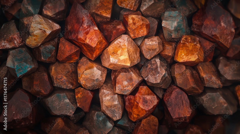 Luxury Red Crystal Fragments Gemstone Pile 3D Render Refractive Wallpaper Luxury Red Crystal Fragments Gemstone Pile 3D Render Refractive Wallpaper
