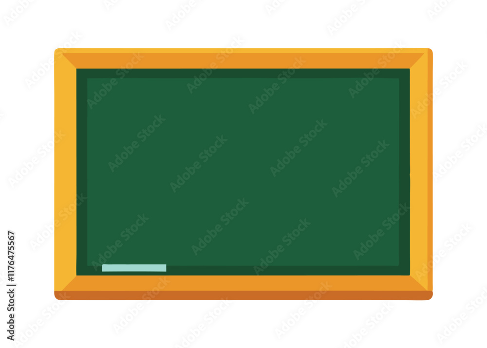 Chalkboard flat illustration on white background
Chalkboard flat illustration on white background