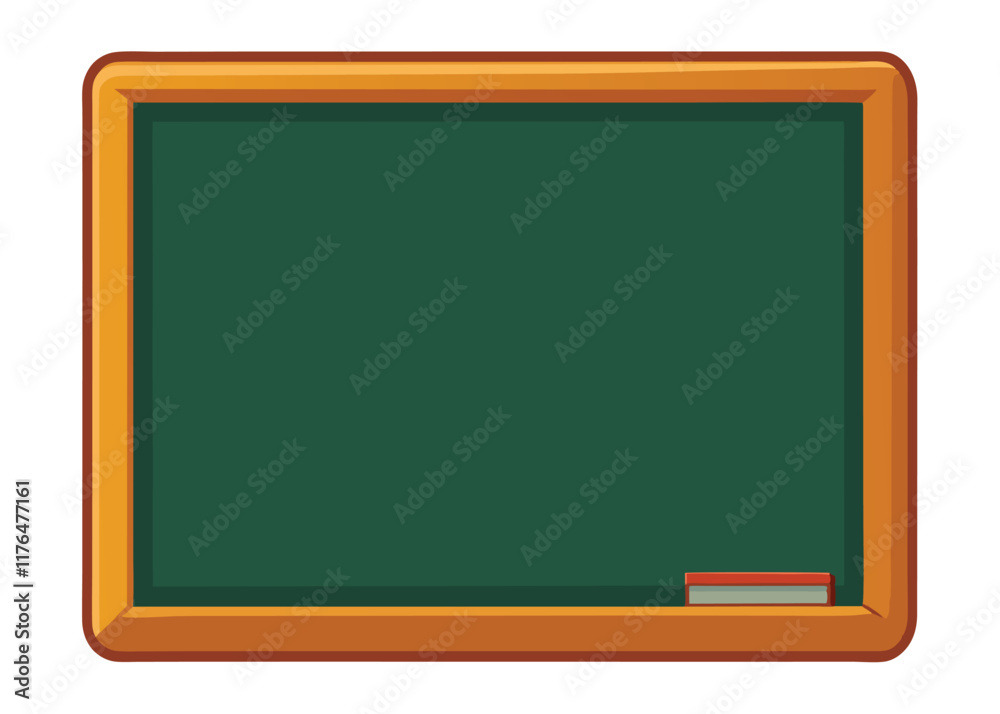 Chalkboard flat illustration on white background
Chalkboard flat illustration on white background