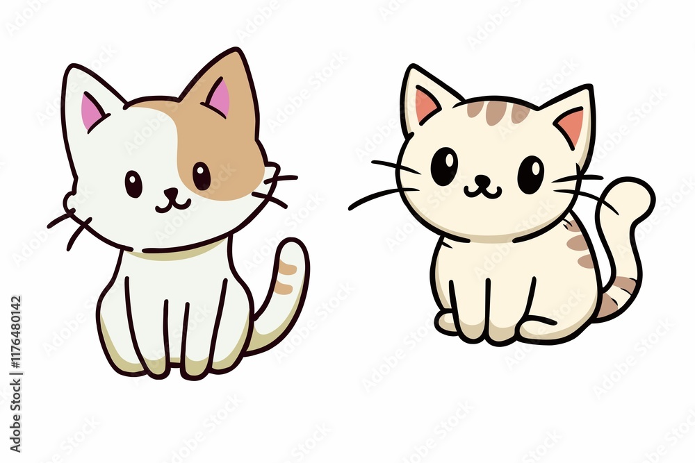 Fototapeta premium cat and dog