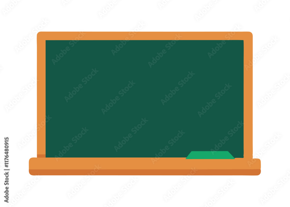 Chalkboard flat illustration on white background
Chalkboard flat illustration on white background