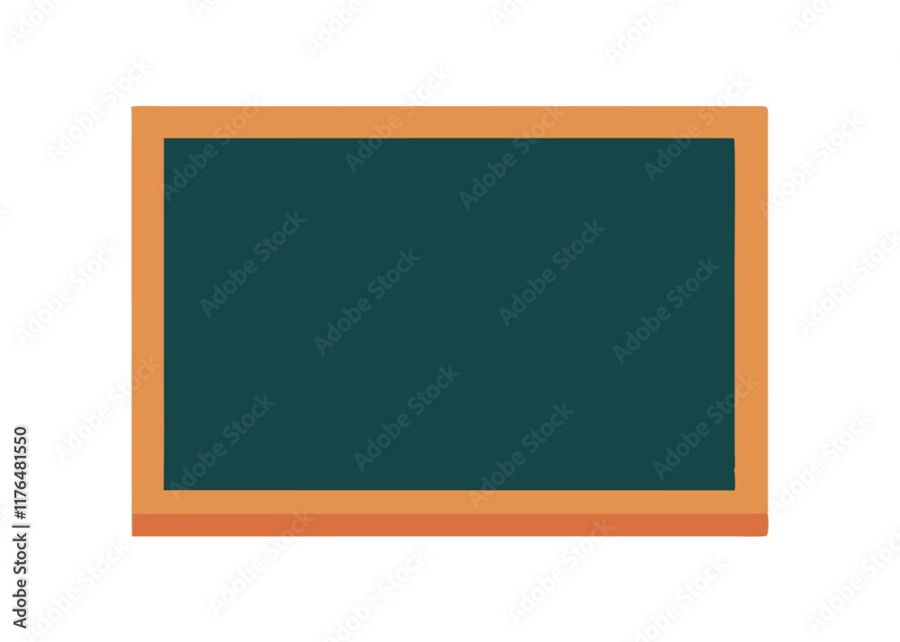 Chalkboard flat illustration on white background
Chalkboard flat illustration on white background