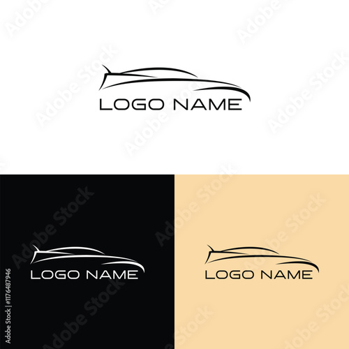 Elegant Car Logo Design Template