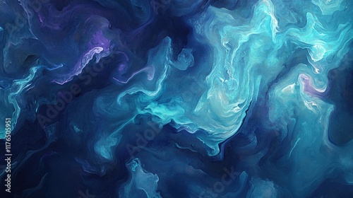 Abstract water wave patterns blending with soft gradients, leaving space in the center for text, logos, or a call-to-action.