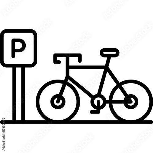 Bicycle parking Icon