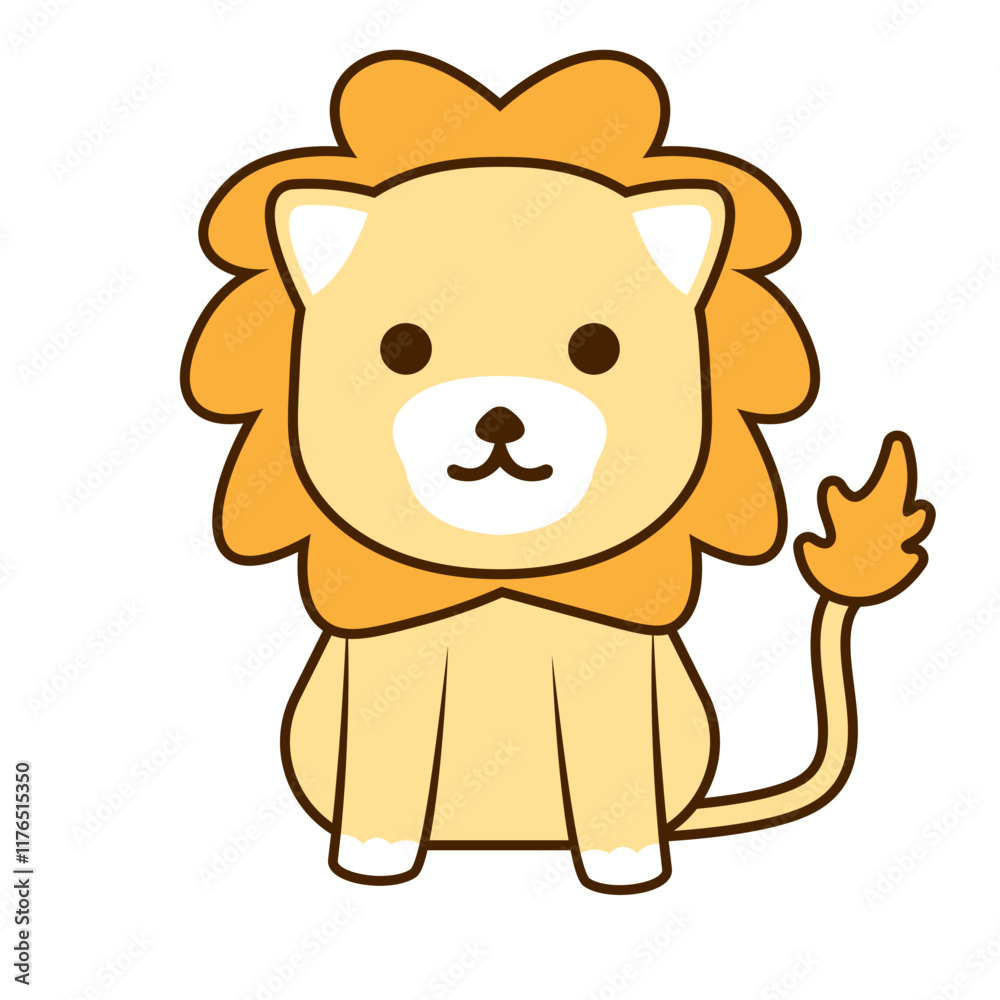 Obraz premium Lion Animal Character