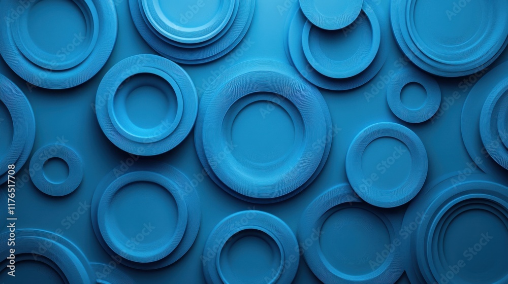 a wall of blue circles with a blue background a wall of blue circles with a blue background