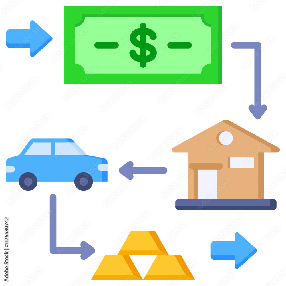 Obraz premium Financial Plan Icon