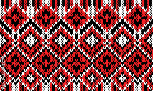 Seamless printable knitting patterns, wallpapers, ultra-high resolution raster illustrations, print-on-demand patterns.