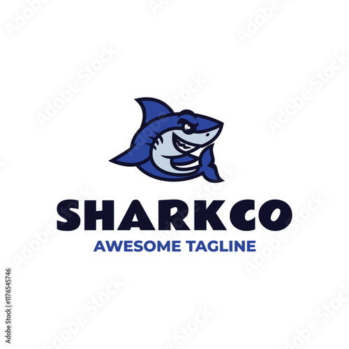 Sharco Simple Mascot Logo