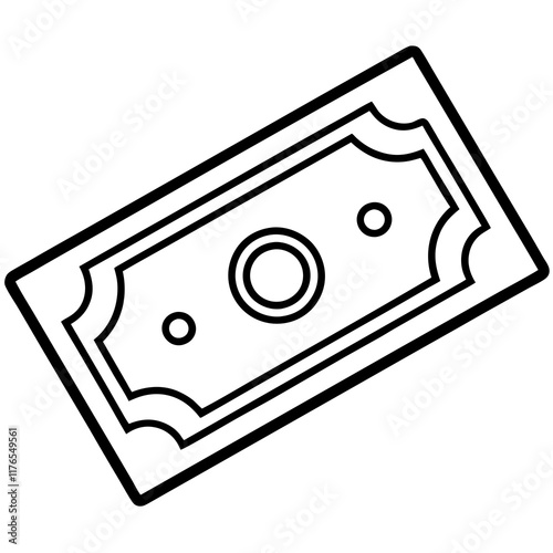 Detailed Currency Line Vectors