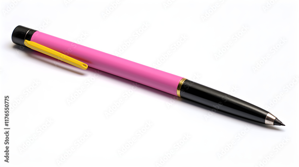 Detailed View of Standard Yellow and Black HB Graphite Pencil Detailed View of Standard Yellow and Black HB Graphite Pencil