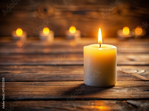 Yahrzeit Candle, Jewish Memorial Candle, Remembrance,  End of Life,  Spiritual photo