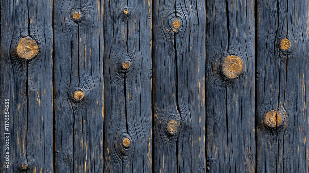 Obraz premium Dark wood texture with knots and rustic appearance, perfect for backgrounds or design elements. rich tones and natural patterns add warmth and character to any project