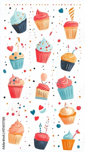 nice birthday theme for greeting cards