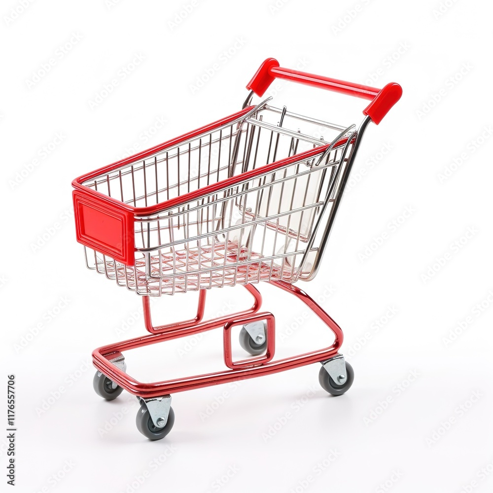 shopping cart isolated on white shopping cart isolated on white