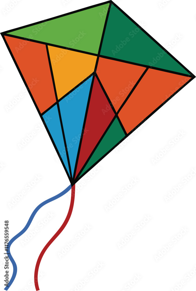 Obraz premium kite vector