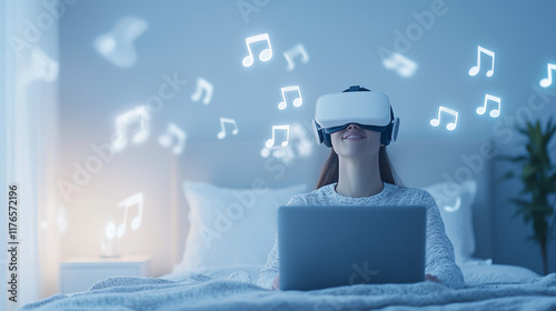 Immersed in Melody: A young...