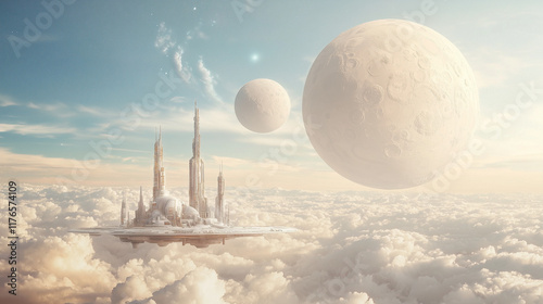 Celestial City Above the Cl...
