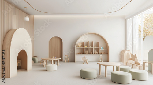 Modern Minimalist Playroom:...