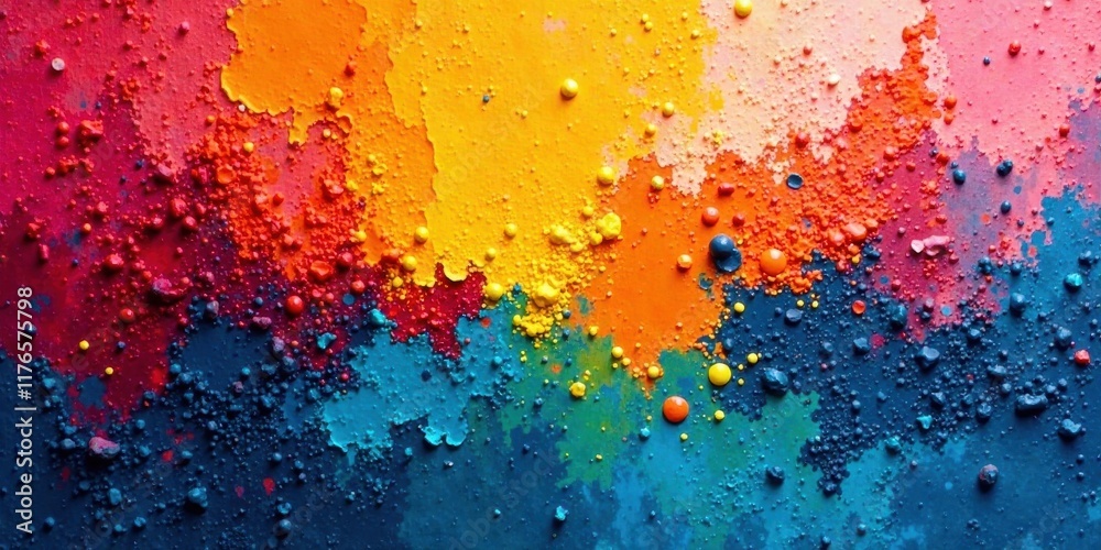 Vibrant Hues and Textured Color Explosion An Abstract Masterpiece of Diverse Pigment Particles Vibrant Hues and Textured Color Explosion An Abstract Masterpiece of Diverse Pigment Particles