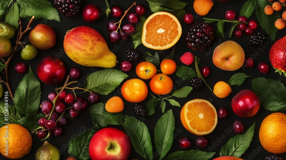 Seamless pattern of fruits Seamless pattern of fruits